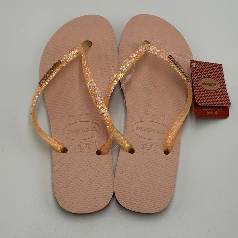 W's 6 | Havaianas Slim Glitter Jelly flip flops / sandals | SLGL0030